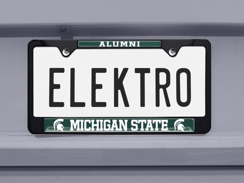 Elektroplate إطار لوحة ترخيص أسود لخريجي ولاية ميتشيغان - Image 2
